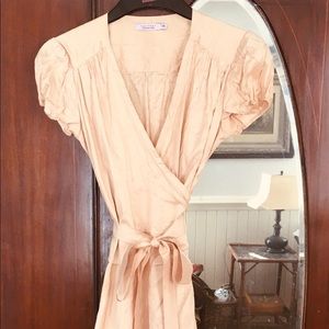 100% Silk Wrap Dress by Calypso Christiane Celle